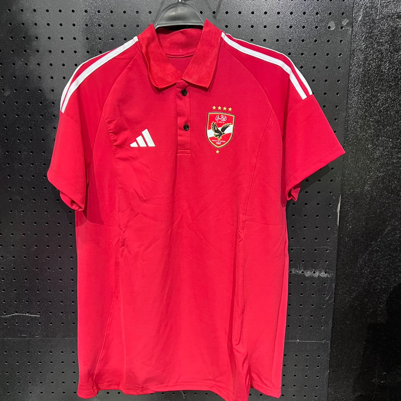 Men's Al Ahly SC Athletic Polo Shirt - Red