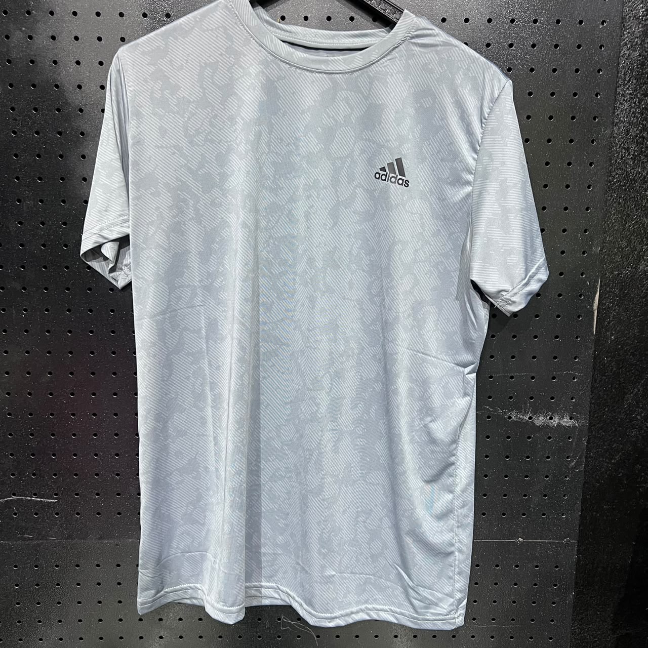 Men's Camo Print Athletic Short-Sleeve T-Shirt - Light Grey