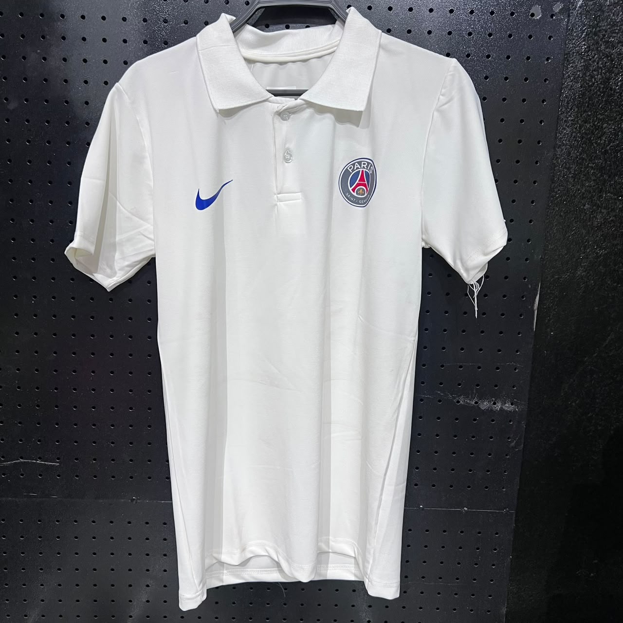 Men's Paris Saint-Germain Athletic Polo Shirt - White
