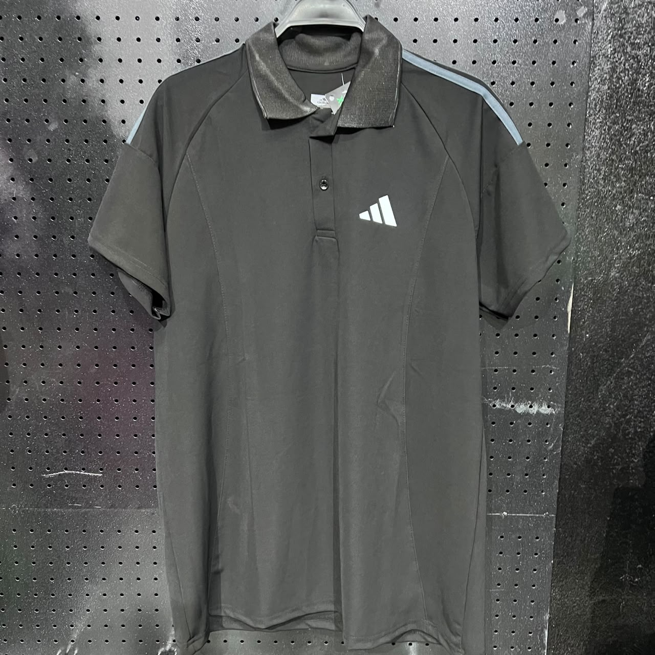 Men's Casual Athletic T-Shirt - Black "The Brand With The 3 Stripes