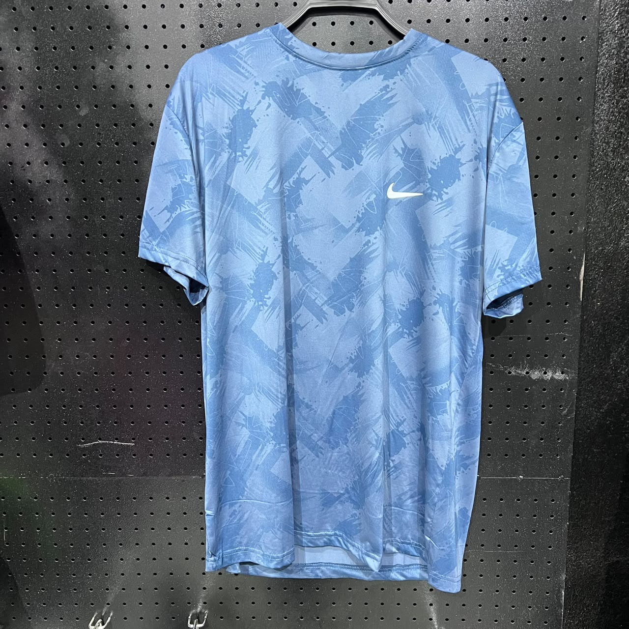 Men's Graphic Camo Print Athletic Short-Sleeve T-Shirt - Blue